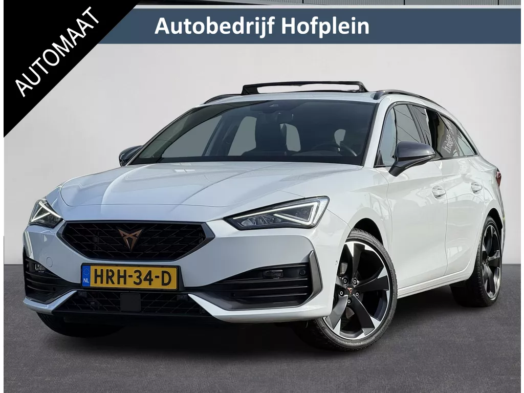 CUPRA Leon Sportstourer 1.5 eTSI Automaat Business Edition  | Panorama Schuifdak | Navigatie | Climate Control | LED Verlichting | 18"Lmv | Camera | Keyless Go | Apple Carplay/Android Auto  ( Vestiging - Vianen )