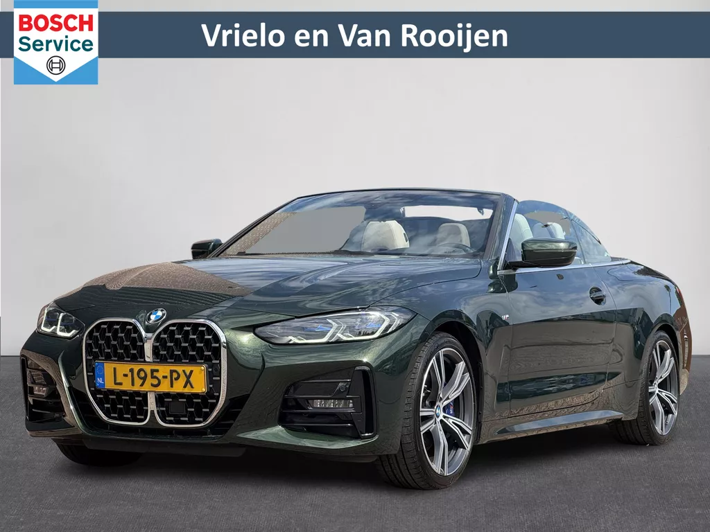 BMW 4-serie Cabrio 420i High Executive | M Sport | HK| NL Auto | Laser | HUD| ACC | Stoel + Stuurwielverw. | Carplay | Navi | Lm velgen ( Vestiging - Nieuwegein )