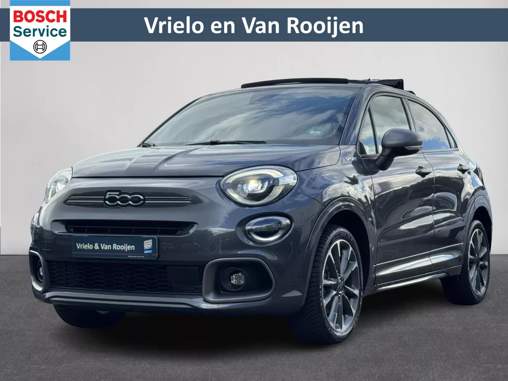 Fiat 500 X Cross 1.5 Hybrid Sport Cabrio | Automaat | Airco-Ecc | Navigatie | LED-lichtpakket | PDC | LM-Velgen ( Vesteging - Nieuwegein ) Fiat 500 X Cross 1.5 Hybrid Sport Cabrio | Automaat | Airco-Ecc | Navigatie | LED-lichtpakket | PDC | LM-Velgen ( Vesteging - Nieuwegein )
