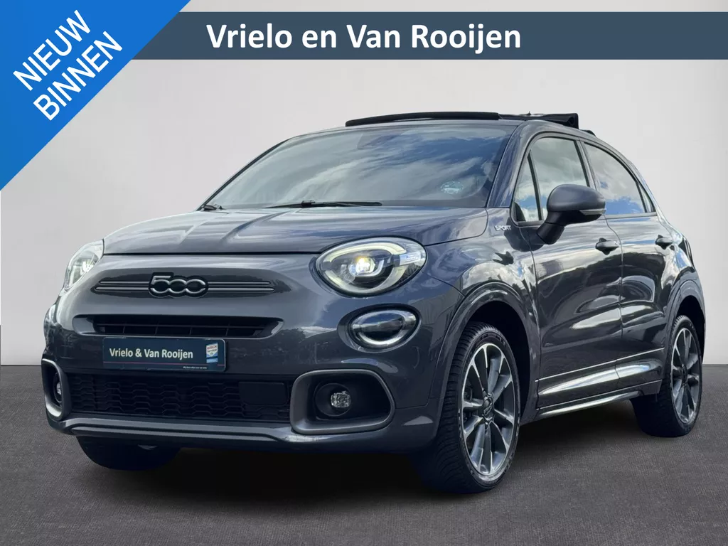 Fiat 500 X Cross 1.5 Hybrid Sport Cabrio | Automaat | Airco-Ecc | Navigatie | LED-lichtpakket | PDC | LM-Velgen ( Vesteging - Nieuwegein )