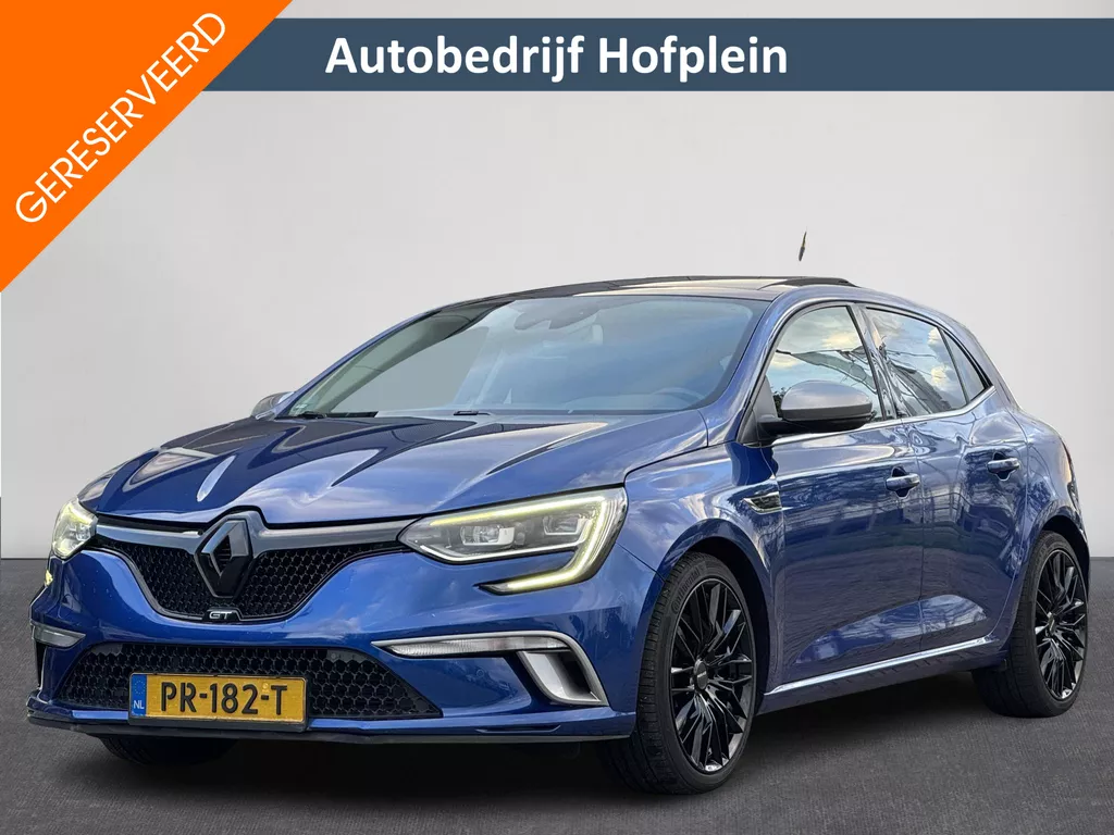 Renault Mégane 1.6 TCe 205pk Automaat GT | RS Drive | 4Control | Bose Soundsystem | Panorama Schuif/Kantel dak | Full Map Navigatie | Camera | Bluetooth | Parkeersensoren voor en Achter | 2 keer LMV | NAP | (Vestiging - Vianen ) Renault Mégane 1.6 TCe 205pk Automaat GT | RS Drive | 4Control | Bose Soundsystem | Panorama Schuif/Kantel dak | Full Map Navigatie | Camera | Bluetooth | Parkeersensoren voor en Achter | 2 keer LMV | NAP | (Vestiging - Vianen )