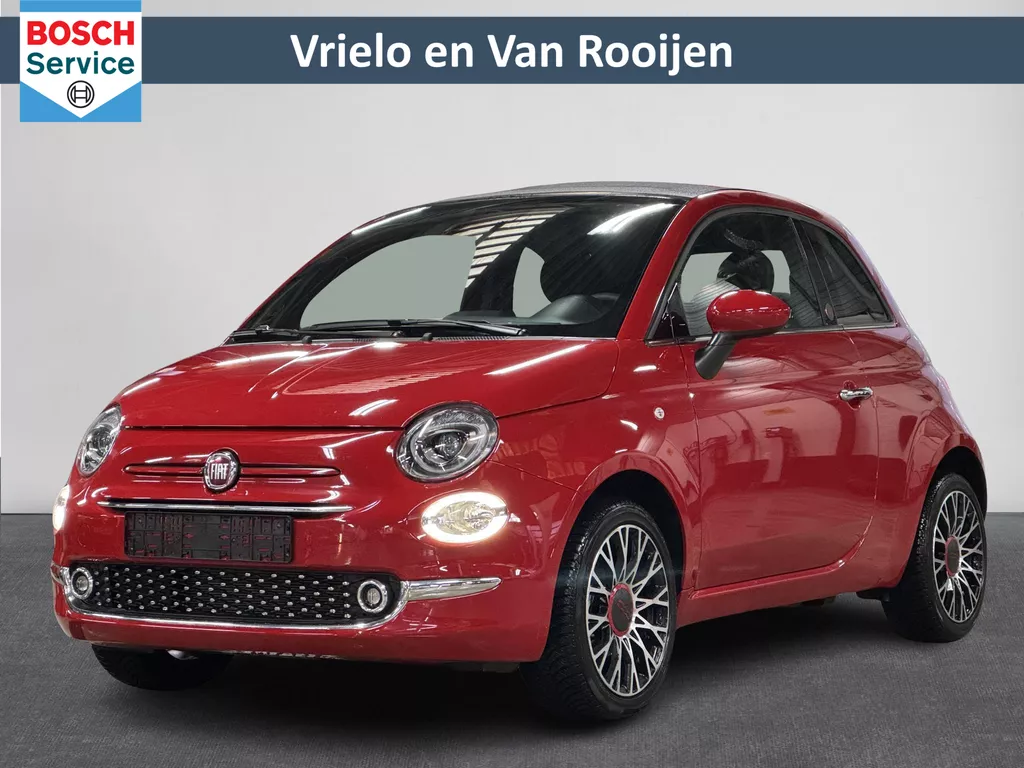 Fiat 500 1.0 Hybrid RED | Cruise | Cabrio | Parkeersensoren achter | ACC | Red edition | LM velgen | ( Vestiging - Nieuwegein )